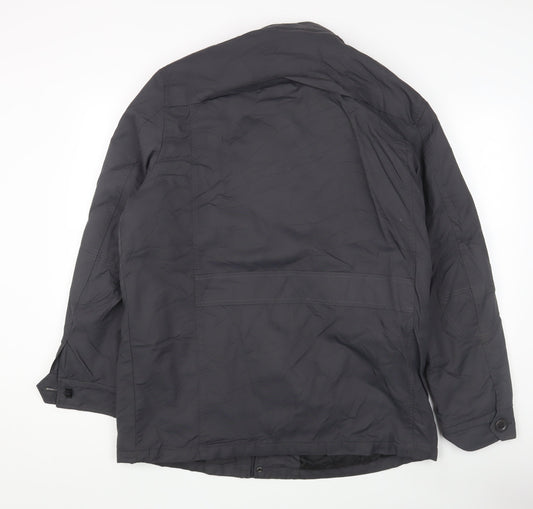 Jeff Banks Men's Black Military Jacket Size L