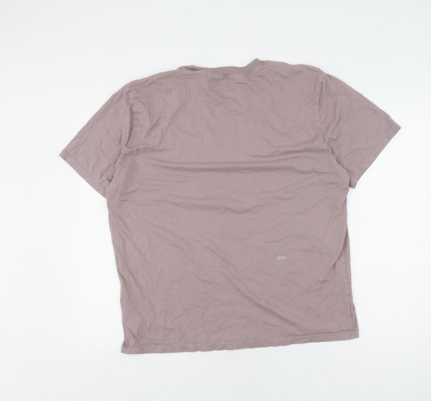 Hollister Men’s XL Brown Graphic T-Shirt, Crew Neck