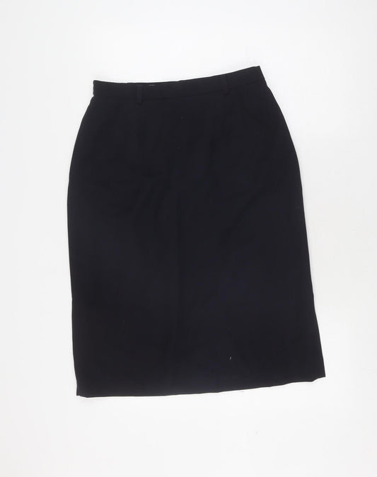 Viyella Women's Black Pencil Skirt Size 14, Business Casual