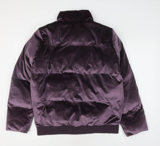 Sweaty Betty Women's Purple Puffer Jacket M