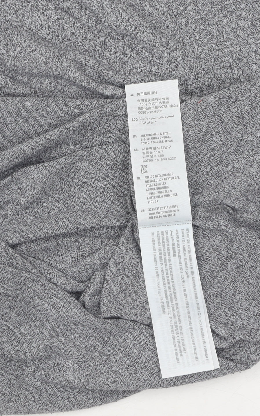 Hollister Men's Grey Henley T-Shirt, M, Classic Style