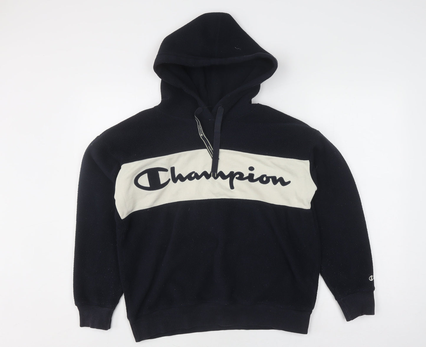 Champion Unisex Small Black Pullover Hoodie