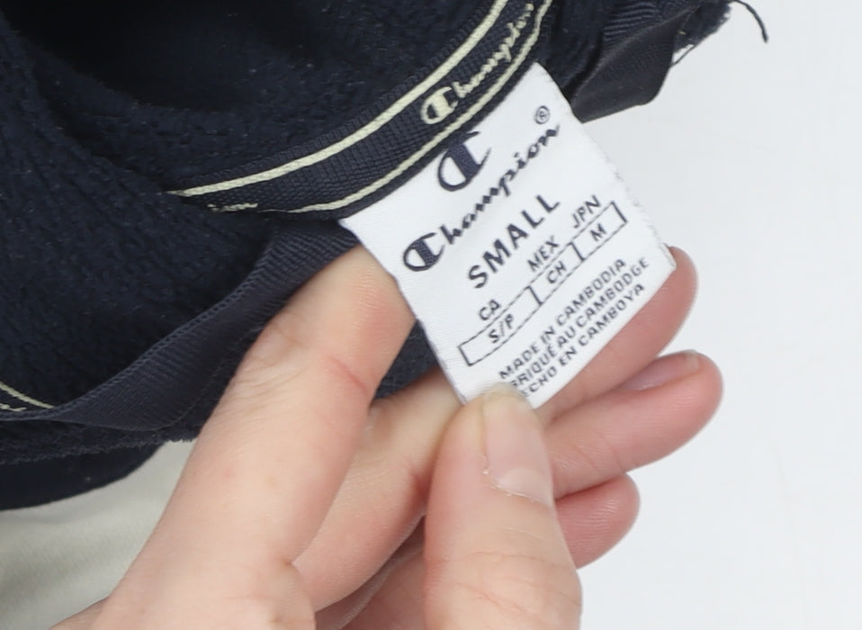 Champion Unisex Small Black Pullover Hoodie