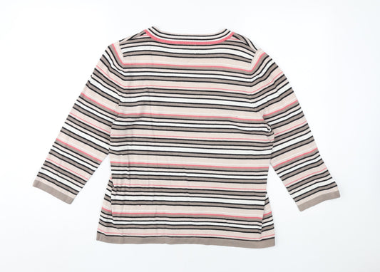 Eastex Women's Striped Jersey T-Shirt, Size 12