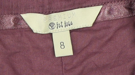 Fat Face Women's Purple Midi Shift Dress Size 8