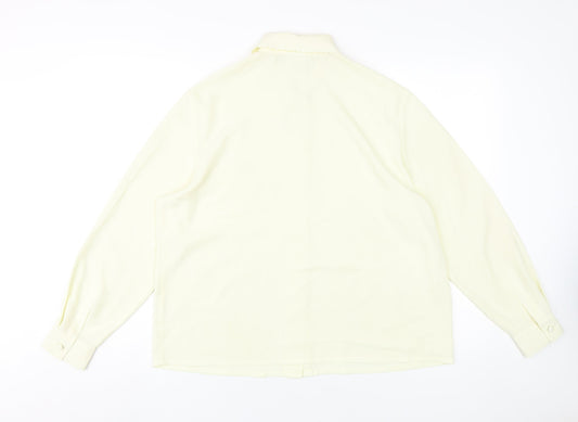 Eastex Women's Ivory Long Sleeve Blouse Size 14