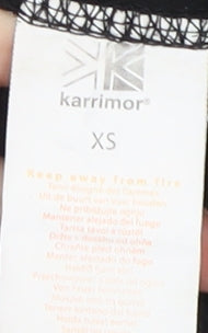 Karrimor XS Black Fleece Henley 1/4 Zip Sweatshirt