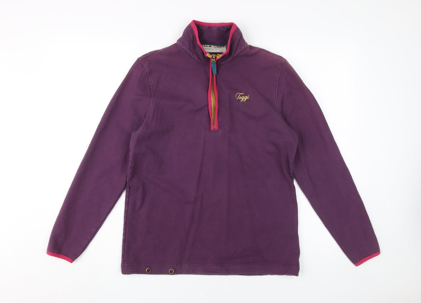 Toggi Women's Purple 1/4 Zip Pullover Sweatshirt Size 8