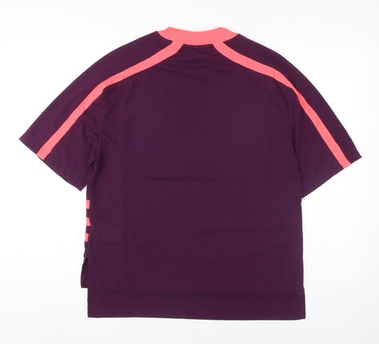 Adidas Purple Unisex T-Shirt, Size 10, Jersey Style
