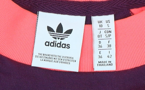 Adidas Purple Unisex T-Shirt, Size 10, Jersey Style