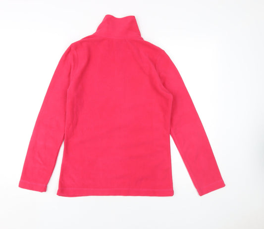 Womens UK 8 Regular Gelert Red Henley Sweatshirt