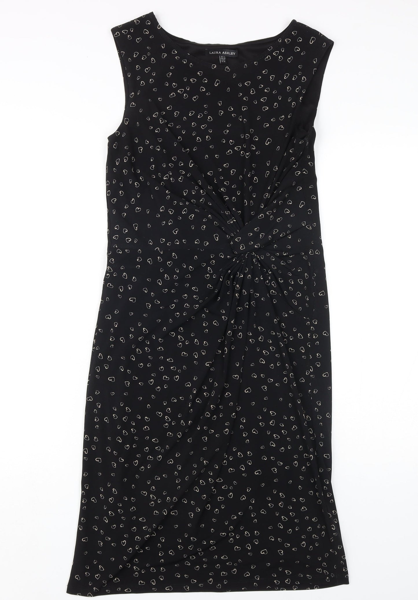 Laura Ashley Women's Black Sheath Dress Size 10