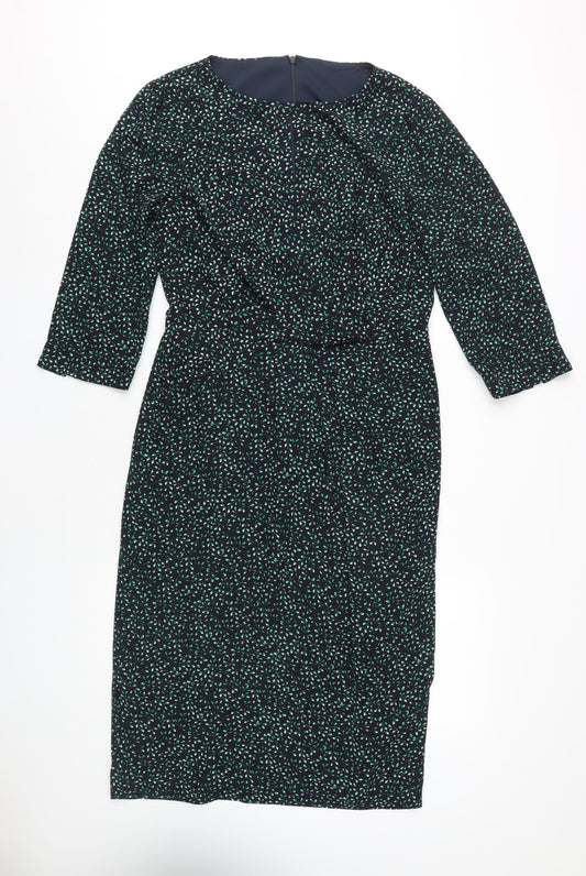 Hobbs Women’s Multicoloured Sheath Dress Size 12