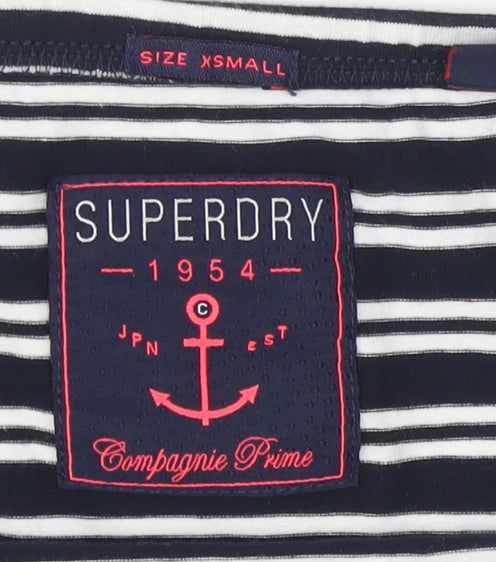 Superdry Women's Off Shoulder Striped Bodycon Dress XS