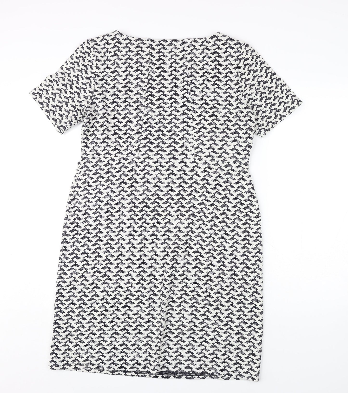 White Stuff Women's Geometric Shift Dress, Size 12