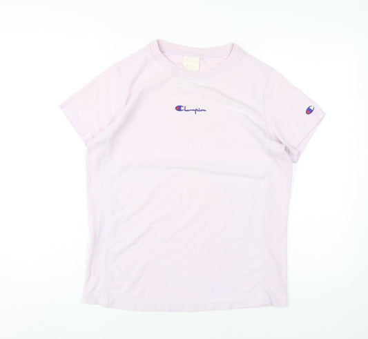 Champion Women's Pink T-Shirt, Size S, Casual Style