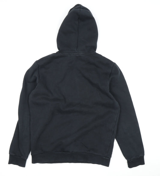 Puma Men's Black S Pullover Hoodie with Logo