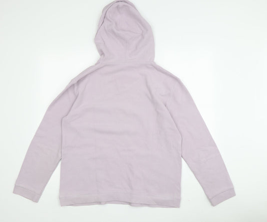 Womens UK M Regular Laura Ashley Purple Pullover Hoodie