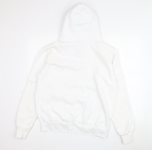 Avomarks Unisex White Pullover Hoodie L