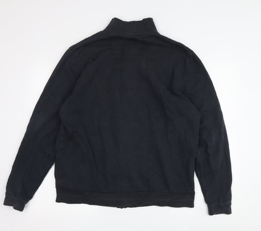 Jack Wills Men's XL Black Bomber Jacket