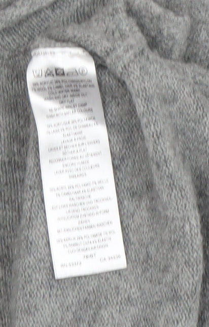 Brand and care label for French Connection Women's Grey jumper, size S