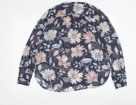 LOFT Women's Multicoloured Floral Blouse S