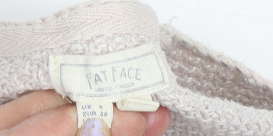 Fat Face Women’s Beige Knit Pullover Jumper UK 8