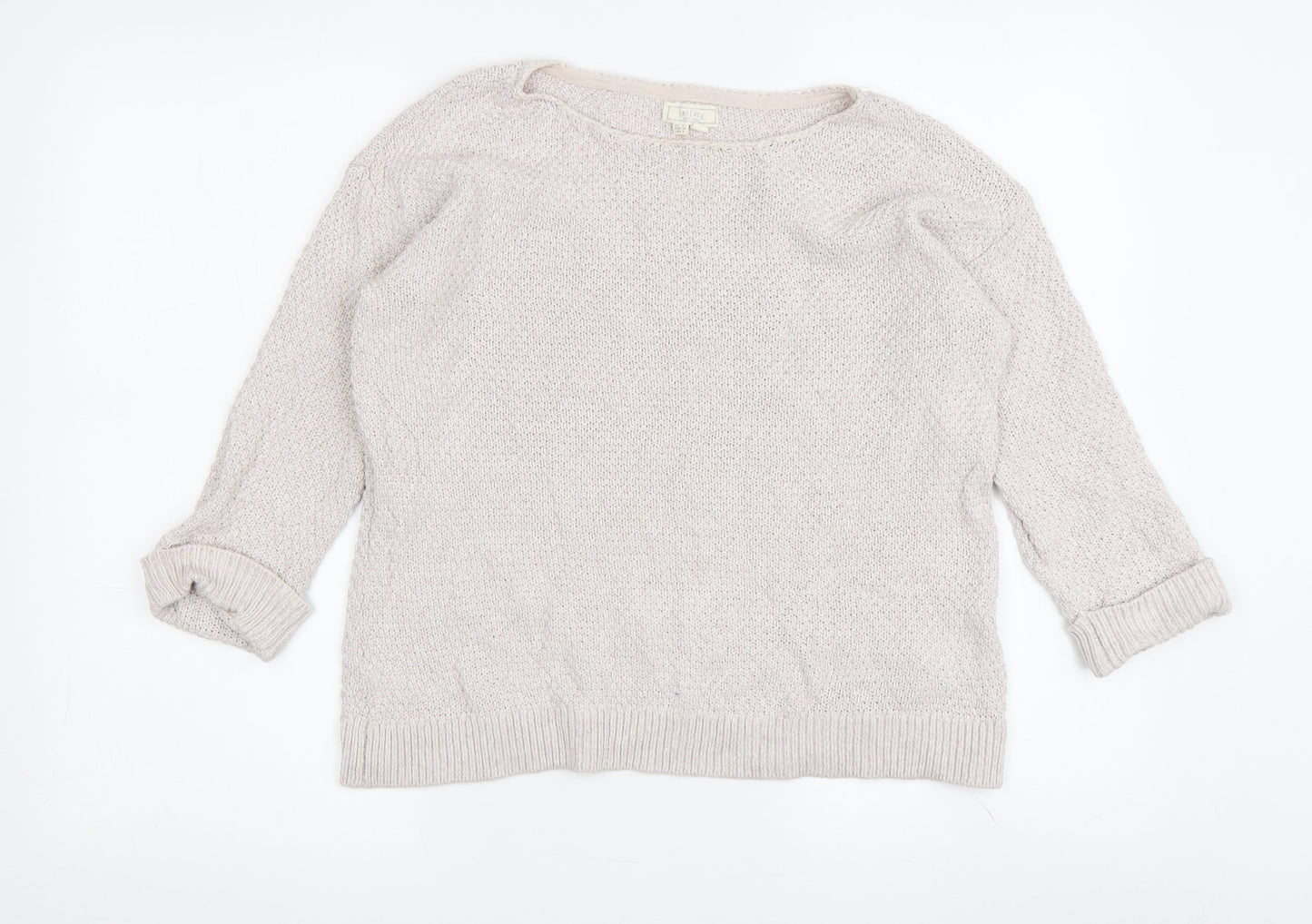 Fat Face Women’s Beige Knit Pullover Jumper UK 8