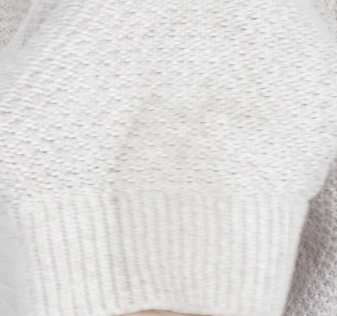 Fat Face Women’s Beige Knit Pullover Jumper UK 8