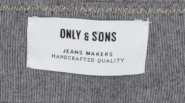 Additional view of Only & Sons Men's Grey Slim Fit Chino Trousers