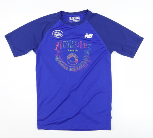 New Balance Men's Blue XS Athletic T-Shirt