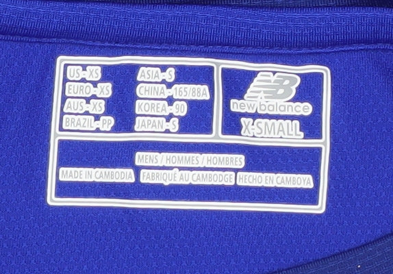 New Balance Men's Blue XS Athletic T-Shirt