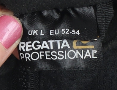 Regatta Men's Black Windbreaker Jacket Size L