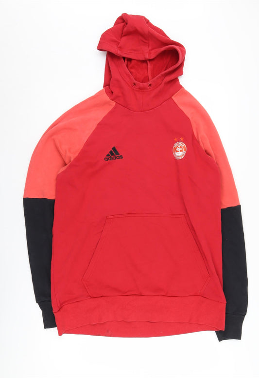 adidas Men's Red XL Pullover Hoodie