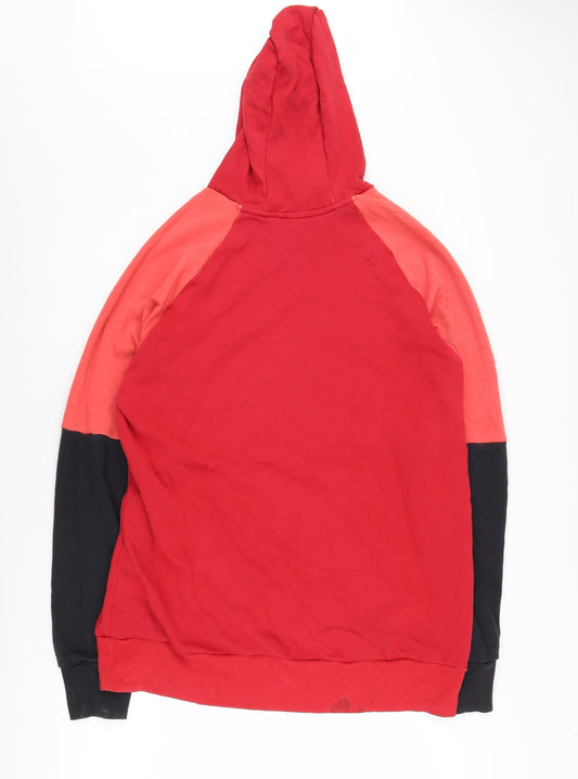 adidas Men's Red XL Pullover Hoodie