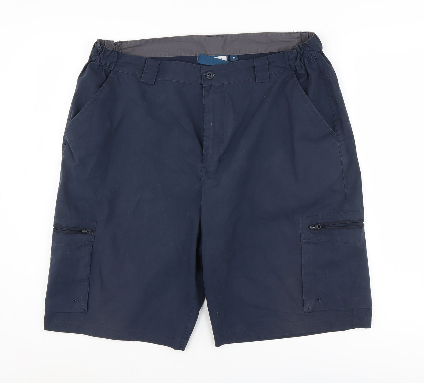 Mountain Warehouse Men's Blue Cargo Shorts, Size 38