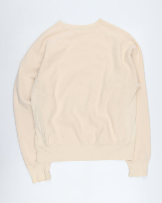 Champion Men's Beige Pullover Sweatshirt Size S