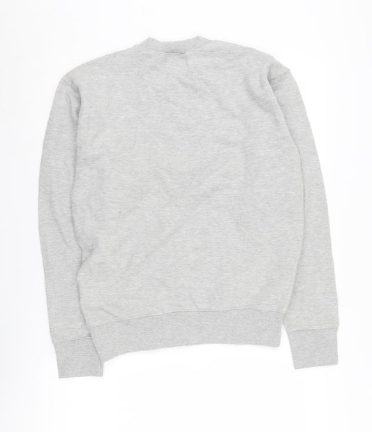 Disney Men's Grey Mickey Mouse Pullover Sweatshirt M