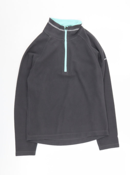 Trespass Women's Black XS Pullover Sweatshirt, High Neck, Lightweight