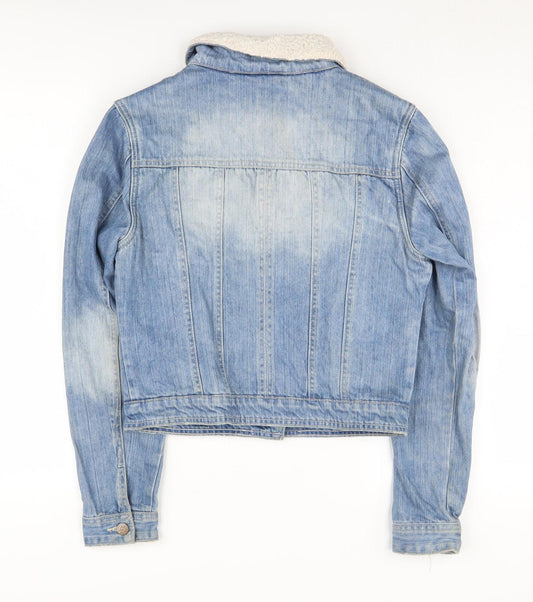 SoulCal & Co Women's Blue Denim Jacket, Size S, Casual Style