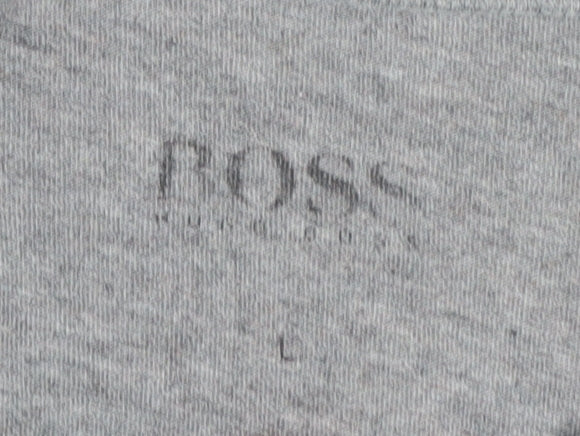 BOSS Grey Men's Crew Neck T-Shirt - Size L