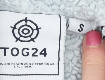 TOG24 Unisex Black Full Zip Hoodie, Size S