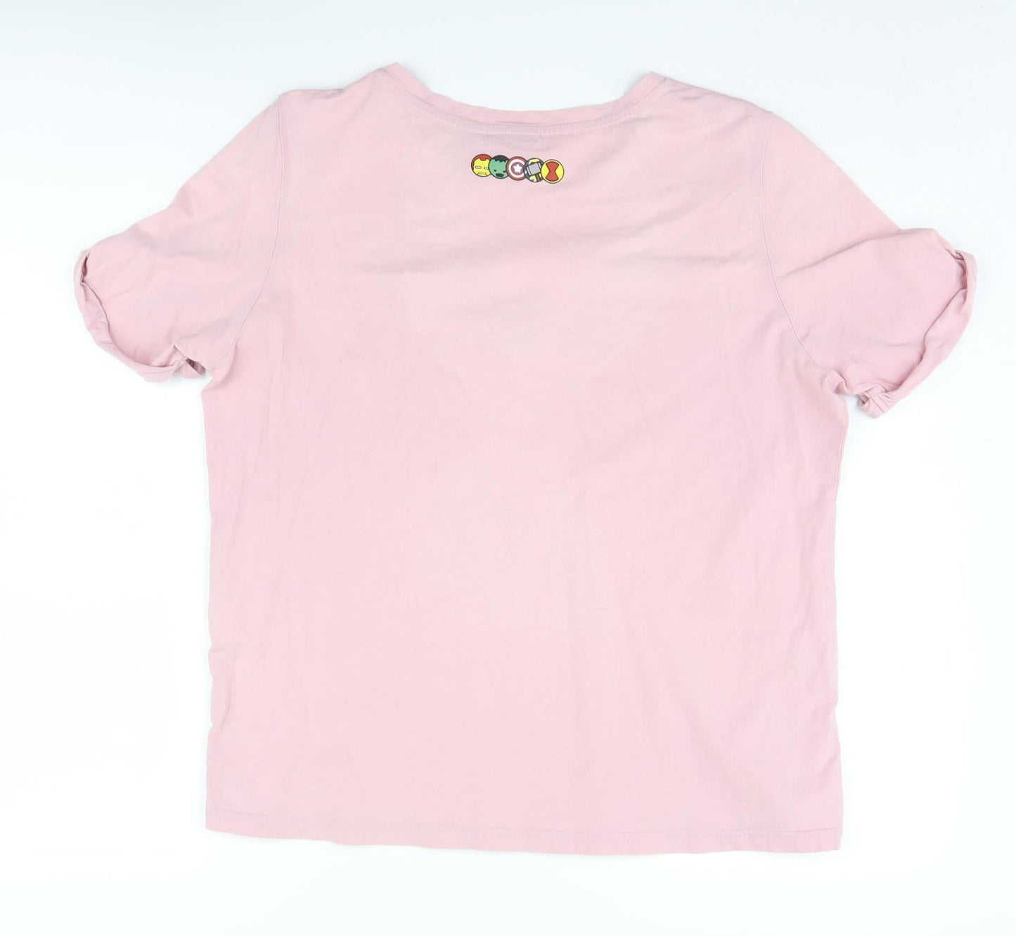Marvel Women's Pink XL T-Shirt with Embroidery