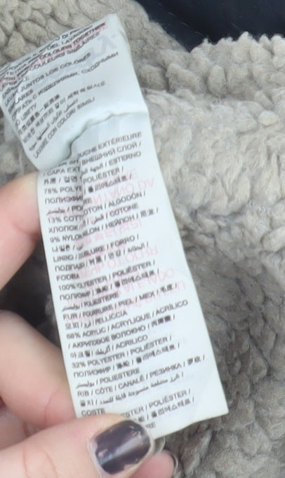 Superdry Women's Black L Parka Windbreaker with Hood