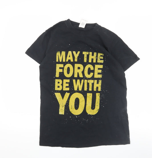 Star Wars Men's Black Graphic T-Shirt, Size S