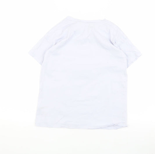 H&M Girls White Disney T-Shirt, 6-7 Years