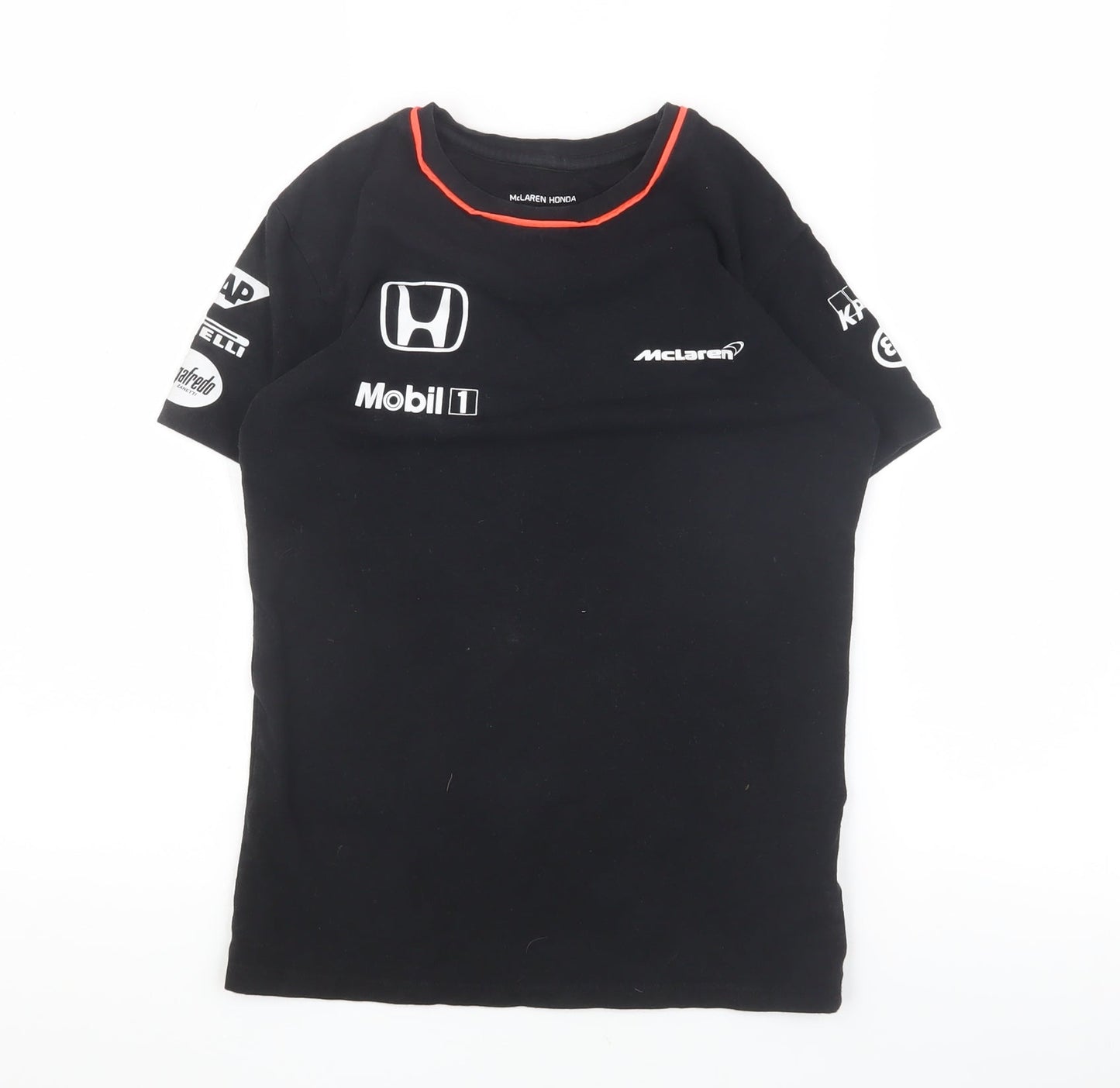 McLaren Honda Unisex Black XS Basic T-Shirt