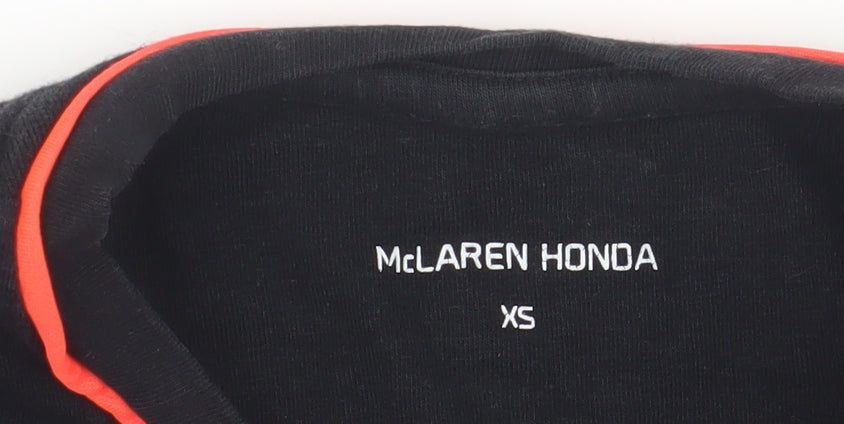 McLaren Honda Unisex Black XS Basic T-Shirt