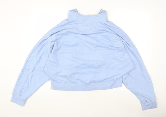 Jack Wills Women's Blue Relaxed Fit Cropped Jacket 14