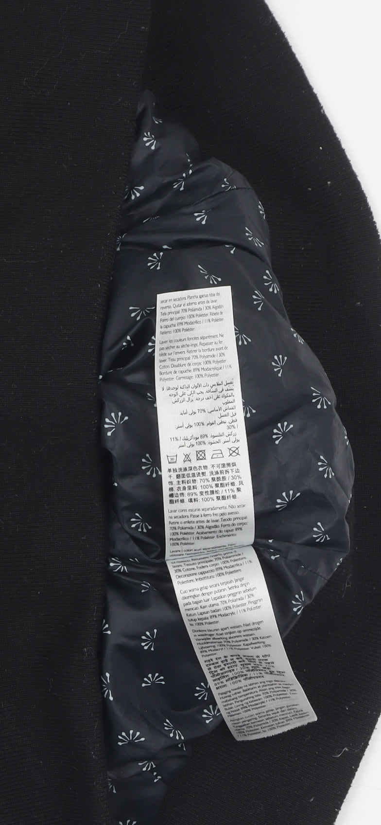 Jack Wills Women's Black Fur Trim Puffer Jacket Size 12